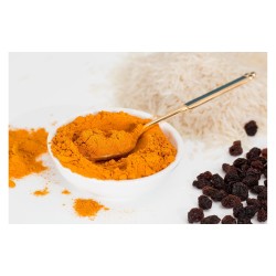 Il offre un parfum safrané, poivré et suave, le curcuma est reconnu depuis des millénaires pour ses vertus médicinales.
